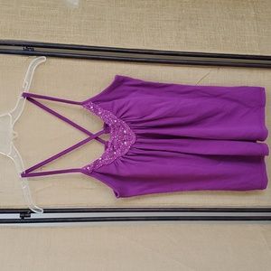 Beaded, Embroidered Cami, Tank